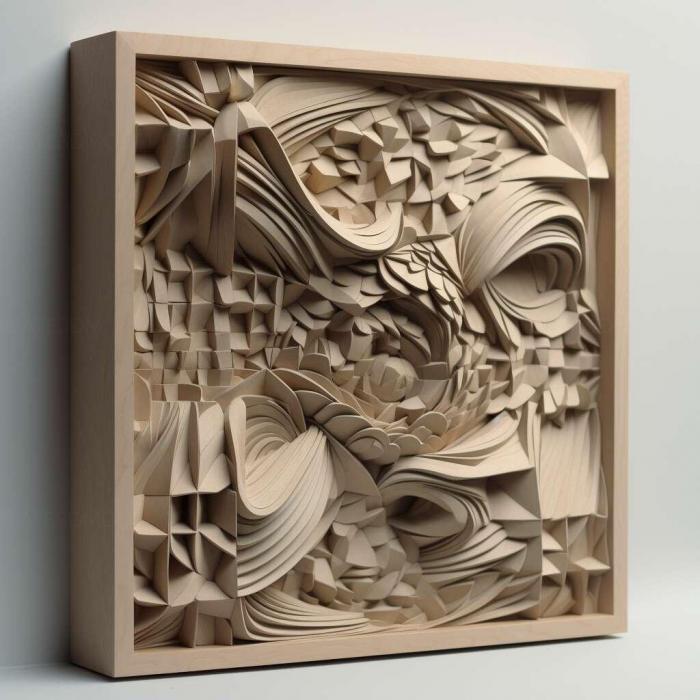 نموذج ثلاثي الأبعاد لآلة CNC 3D Art 